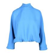 Elegante Viscose Blend Gebreide Top Mauro Grifoni , Blue , Dames