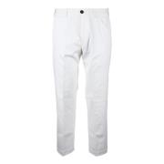 Katoen Elastaan Stijlvolle Broek Ballantyne , White , Heren