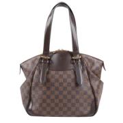 Pre-owned Leather handbags Louis Vuitton Vintage , Brown , Dames