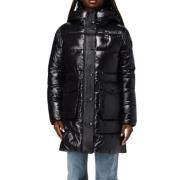 Zwarte Winterjassen Blauer , Black , Dames