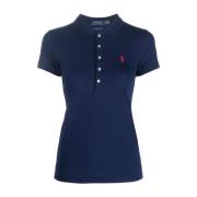 Blauwe T-shirts en Polos Polo Ralph Lauren , Blue , Dames