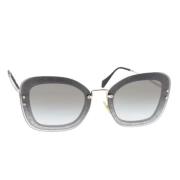 Pre-owned Plastic sunglasses Miu Miu Pre-owned , Black , Dames