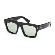 Fotochromatische Groene Lens Zonnebril Tom Ford , Black , Heren