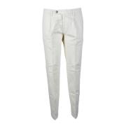 Katoen Elastaan Broek Michael Coal , White , Heren