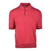 Katoenen Polo Shirt Ballantyne , Red , Heren