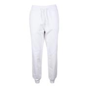 Katoenen Casual Broek Love Moschino , White , Dames