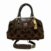 Pre-owned Canvas handbags Coach Pre-owned , Brown , Dames