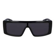 Zwarte herenzonnebril Rechthoekig plastic frame Calvin Klein , Black ,...