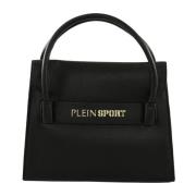 Stijlvolle PU-tas Plein Sport , Black , Dames