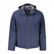 Blauwe hoodie met zakken en rits North Sails , Blue , Heren