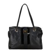 Pre-owned Leather handbags Salvatore Ferragamo Pre-owned , Black , Dam...