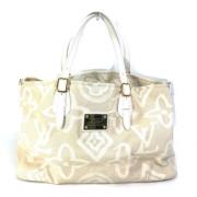 Pre-owned Fabric louis-vuitton-bags Louis Vuitton Vintage , Beige , Da...