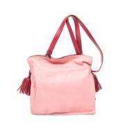 Pre-owned Leather shoulder-bags Loewe Pre-owned , Pink , Dames