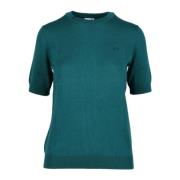 Merino Katoen Blend Trui Sun68 , Blue , Dames