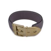 Pre-owned Leather bracelets Gucci Vintage , Purple , Dames