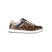 Sportieve Bruine Sneakers met Contrastdetails Carrera , Brown , Heren