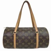 Pre-owned Canvas handbags Louis Vuitton Vintage , Brown , Dames