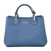 Stijlvolle PU-tas Emporio Armani , Blue , Dames