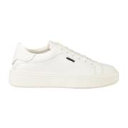 Leren Sneakers met Rubberen Zool Antony Morato , White , Heren