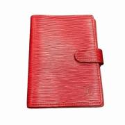 Pre-owned Leather home-office Louis Vuitton Vintage , Red , Dames