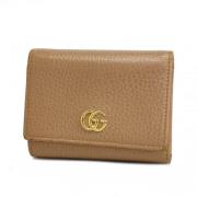 Pre-owned Leather wallets Gucci Vintage , Beige , Dames