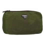 Pre-owned Canvas clutches Prada Vintage , Green , Dames