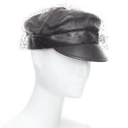 Pre-owned Leather hats Dior Vintage , Black , Dames