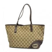 Pre-owned Canvas gucci-bags Gucci Vintage , Yellow , Dames