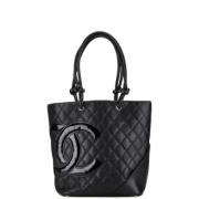 Pre-owned Fabric chanel-bags Chanel Vintage , Black , Dames