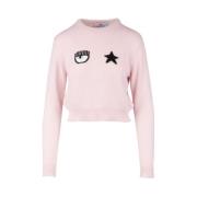 Round-neck Knitwear Chiara Ferragni Collection , Pink , Dames