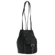 Pre-owned Leather prada-bags Prada Vintage , Black , Dames