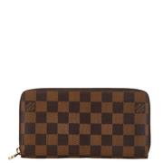 Pre-owned Plastic wallets Louis Vuitton Vintage , Brown , Dames