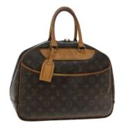 Pre-owned Canvas handbags Louis Vuitton Vintage , Brown , Dames