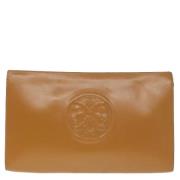 Pre-owned Leather clutches Fendi Vintage , Brown , Dames