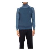 Raglan Mouwen Blauwe Coltrui Etro , Blue , Heren