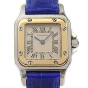 Pre-owned Stainless Steel watches Cartier Vintage , Beige , Dames