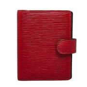 Pre-owned Leather home-office Louis Vuitton Vintage , Red , Dames