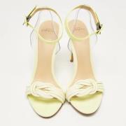 Pre-owned Leather sandals Alexandre Birman Pre-owned , Yellow , Dames