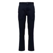 Blauwe Cargo Chino Broek Michael Kors , Blue , Heren