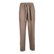 Wolmix polyester broek Myths , Brown , Dames