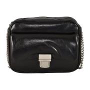 Stijlvolle PU-tas Msgm , Black , Dames