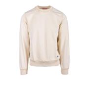 Beige Sweatshirt voor Heren Diesel , Beige , Heren