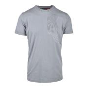 Katoenen T-shirt Diesel , Gray , Heren