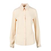 Viscose Shirt Patrizia Pepe , Beige , Dames