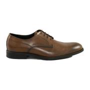 Leren Schoenen - Rubberen Zool Testoni , Brown , Heren