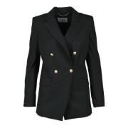 Elegante Blazer met Polyester Mix Marella , Black , Dames