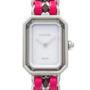 Pre-owned Stainless Steel watches Chanel Vintage , White , Dames