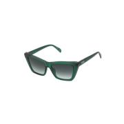 Groene Glanzende Zonnebril Stob82 0G61 Tous , Green , Unisex