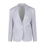 Grijze Blazer voor Vrouwen Patrizia Pepe , Gray , Dames