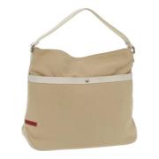 Pre-owned Canvas handbags Prada Vintage , Beige , Dames